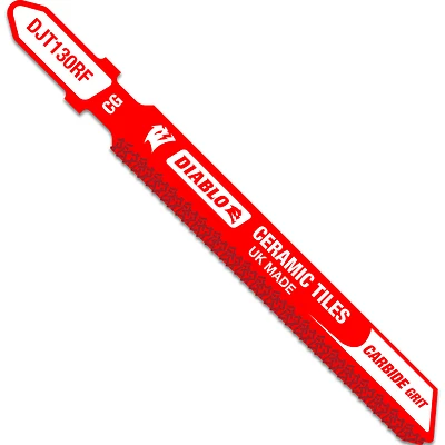 Diablo DJT130RF T-Shank Jigsaw Blade, Carbide Grit, 3-1/4 In.