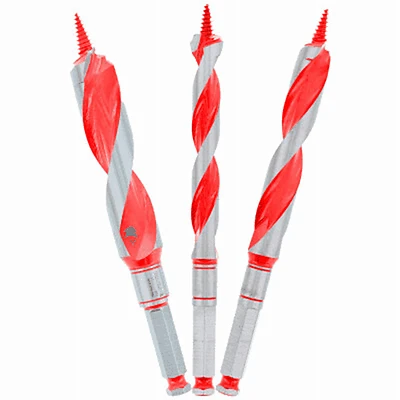 Auger Bit Set, Self-Feeding Dura-Tip, 3-Pc.