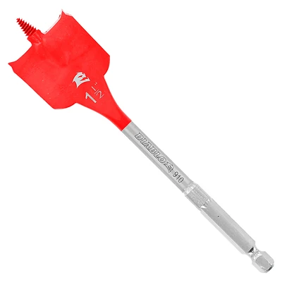 Diablo DSP2170 SPEEDemon Spade Drill Bit, 1-1/2 x 6-In., Hex Shank