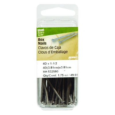 Hillman 10-Gauge Bright Steel Exterior Box Nails (20-Count)