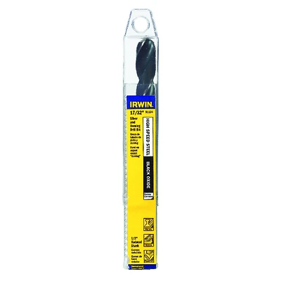 Silver & Deming Drill Bit, High Speed Steel, 17/32-In.