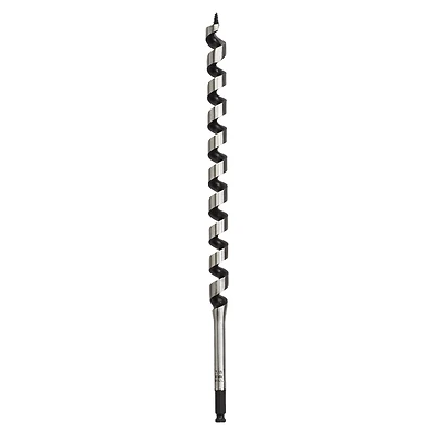 Irwin 3043011 Ship Auger Bit, 7/8 In., 17 In. OAL, 7/16 In. Shank