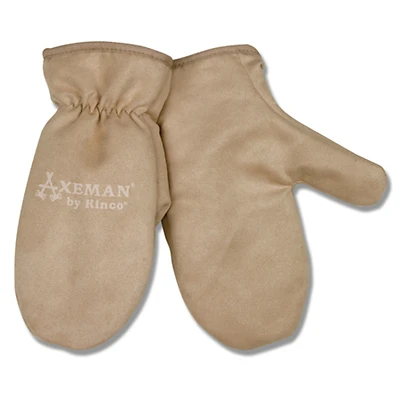 Kinco 1930-Y Axeman Kids' Mitten Shell, Suede & Fleece, Ages 7-12