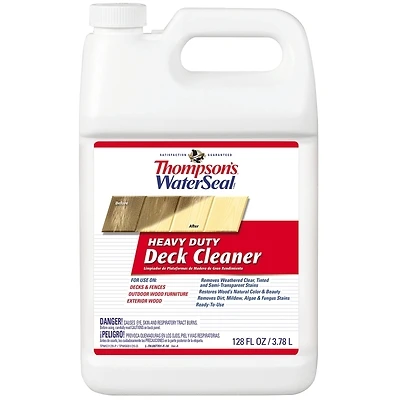 Thompson's WaterSeal TH.087701-16 Deck Cleaner, Liquid, 1 gal Can