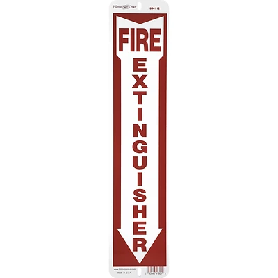Hillman 18.4-in x 4-in Fire Extinguisher Sign