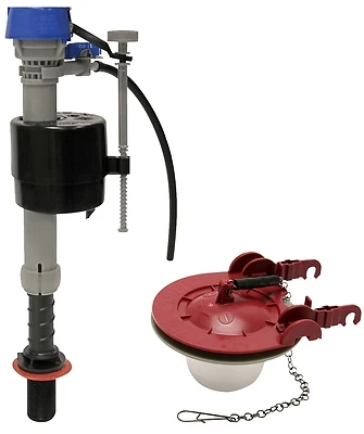 Fluidmaster K-400H-040-T5 PerforMAX Toilet Fill Valve and 3 In. Flapper Kit