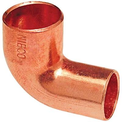Nibco W01540C 3/8 In. 90 Deg. Copper Street Elbow, Sweat/Solder