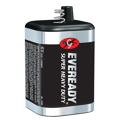 Energizer 1209 6V Lantern Battery, Carbon-Zinc, Spring Terminal