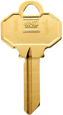 Hy-Ko 11010BW6 BW6 Key Blank, Brass/Nickel, Baldwin Locks
