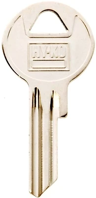 Hy-Ko 11010Y6 Key Blank, Brass Nickel, Yale Cabinet House Locks, 1.9 In