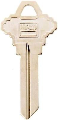 Hy-Ko 11010SC9 Brass Key Blank, Schlage, 2.24 in