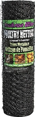 Jackson Wire 12012329 Poultry Hex Netting, 1 In Mesh, 50 Ft L, 24 In W