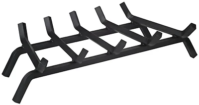 Simple Spaces LTFG-W27-X Fireplace Grate, Steel/Wrought Iron, 27 In