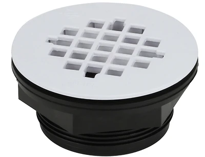 42077 No-calk Abs Shower Drain With Plastic Strainer, 2-inch