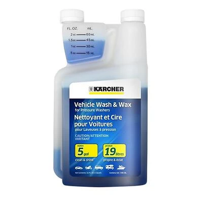 Karcher 9.558-147.0 Vehicle Wash and Wax, 20x Concentrate, 1 Qt