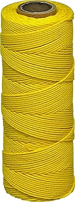 624 500-foot Yellow Braided Nylon Mason Line #18