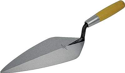 33 12 London Pattern Brick Trowel, 12 In L X 5-1/4 In W, Wood Handle