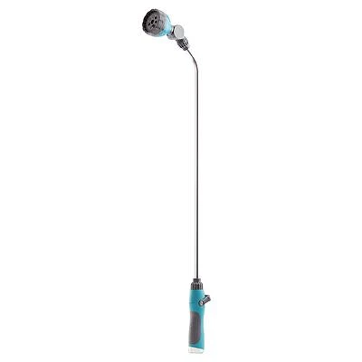 7 Pattern Zinc Watering Wand 34 Inch With Thumb Control