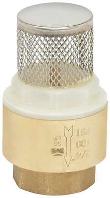 B & K ProLine 101-324NL Foot Valve, 3/4 In. FPT, Brass