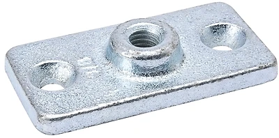 B & K G80-038HC Plate Connector, 3/8 In Rod, Galvanized Malleable Iron