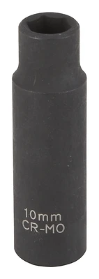 10mm Deep Impact Socket 3/8 Inch Drive, 6 Point, Chrome Molybdenum Alloy Steel