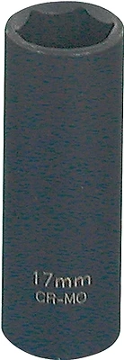 17mm Deep Impact Socket 3/8" Drive - Chrome Molybdenum Alloy Steel
