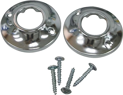 Chrome Shower Rod Flange For 1 Inch Rod - Model Pmb-003