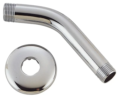 A558215cp 6-inch Chrome Metal Shower Arm With Flange