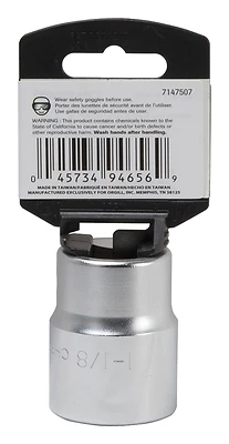 Mt-ss6036 1-1/8 Inch Socket 3/4 Inch Drive 12-point Chrome Vanadium Steel
