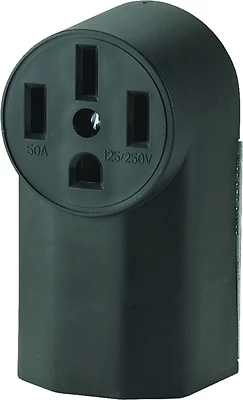 Eaton Cooper 1212 Power Receptacle, 50A, 3-Pole 4-Wire, NEMA 14-50R