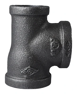 Malleable Iron Reducing Tee 1" X 3/4" X 1" B130r25x20x25