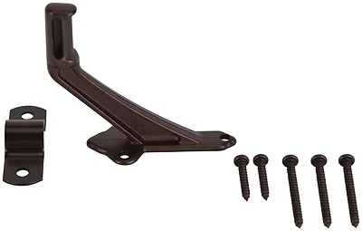 61-z087 Handrail Bracket, 2.937 In. Base, Die Cast Zinc, Oil Rubbed Bronze