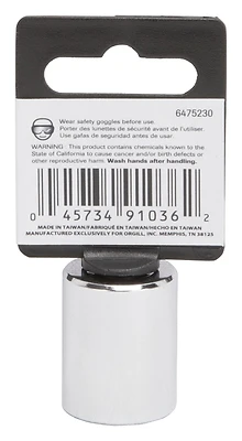 3/8 Inch Drive Standard Socket 11/16 Inch 6 Point Chrome Vanadium Steel