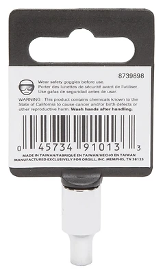 1/4 Inch Drive Standard Socket 4 Millimeter 6 Point Chrome Vanadium Steel
