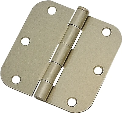 20347us4 3.5 Inch Satin Brass Residential Door Hinge With 5/8 Inch Radius
