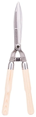 6147375 22-inch Forged Hedge Shear With Wave Curve Blade And American Ash Handles