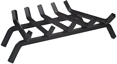 Simple Spaces LTFG-W23-X Fireplace Grate, Steel, 23 In.