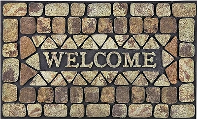 Simple Spaces DM-183006 Flocking Surface Door Mat, 30 In x 18 In