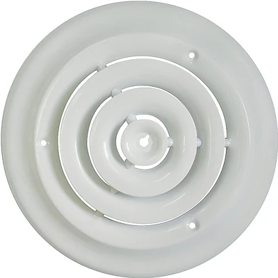 ProSource SRSD06 Round Ceiling Diffuser, 6 In., White
