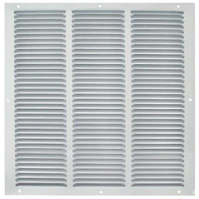 1ra1818 Square Air Return Grille, 18 In L X 18 In W, Steel, White