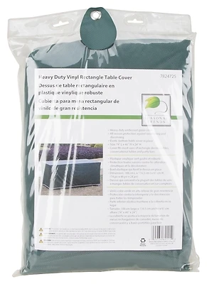 Cvra-rct-d Heavy-duty Vinyl Rectangle Table Cover, 74 In L X 46 In W X 24 In H
