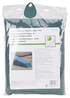 Cvra-chis-d Green Vinyl Chaise Lounge Cover, 76" X 28" X 30"