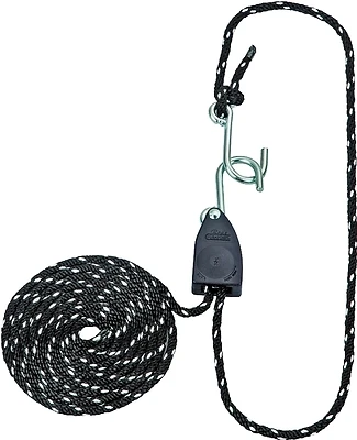 Prosource 10050-OI Rope Ratchet, 3/16 In X 8 Ft, S-Hook, 110 Lb