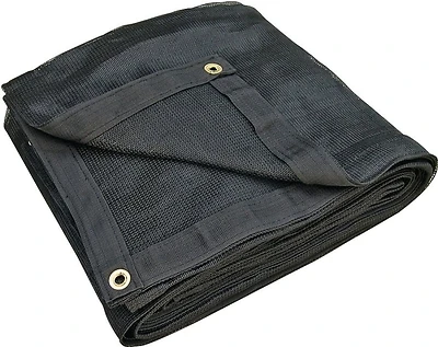 Prosource 746B Mesh Tarpaulin, Black Polypropylene, 8 Ft X 16 Ft
