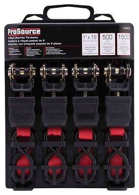 ProSource FH64069 Ratchet Tie Down, 1 In. x 15 Ft., 500 Lb.