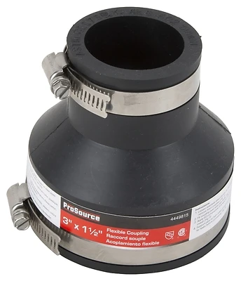 Fc56-315 Flexible Coupling 3 X 1-1/2 Inch For Plumbing Applications