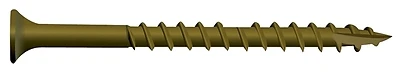 No. 9 X 2-1/2 In. Tan Bugle Head Deck Screws 1750 Pk, Protech Coated, T25