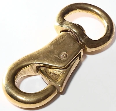 3142b Tie Snap Animal Round Eye Swivel 7/8 Inch Bronze 350 Lb Capacity