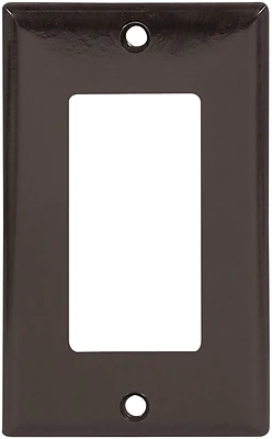 2151b-box 1-gang Standard Thermoset Decorator Wall Plate - Brown