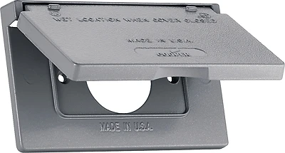 S992 Weatherproof Metal Receptacle And Switch Cover With Gasket